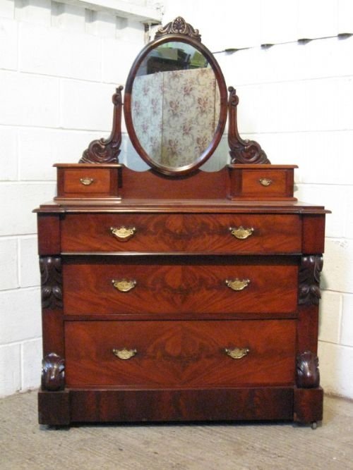 Superb Victorian Mahogany Dressing Chest C1860