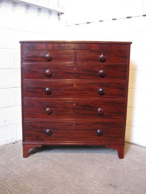 Antique Victorian Mahogany Chest of Drawers C1850
