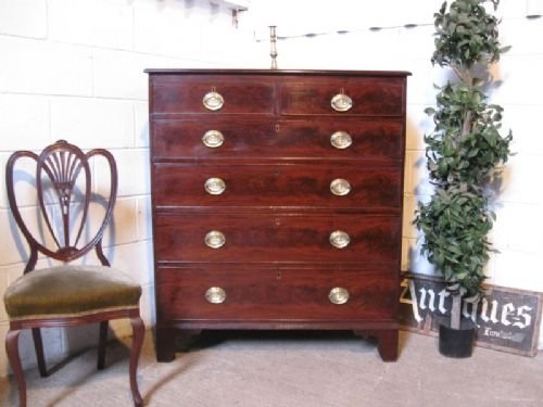 Antique Georgian Mahogany Chest of Drawers C1780