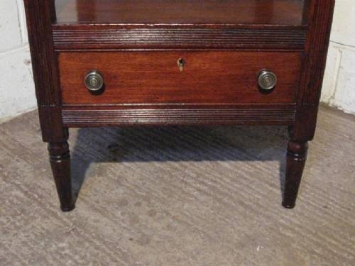 fig 1. SUPERB REGENCY ANTIQUE MAHOGANY WHATNOT C1800