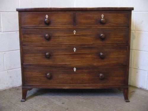 Small Georgian Regency Mahogany Chest of Drawers C1820