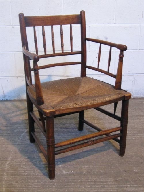 George 111 Solid Oak Ll Chair C1780