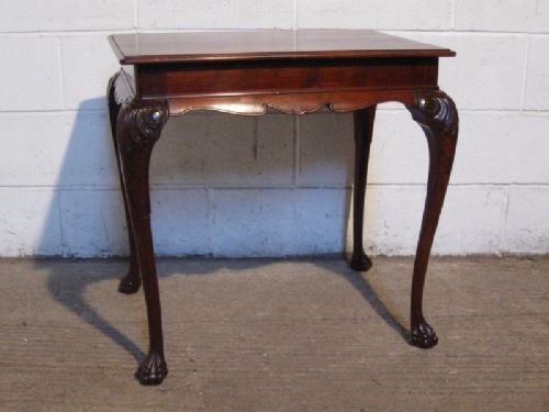 Antique Late Victorian Mahogany Side Table C1890