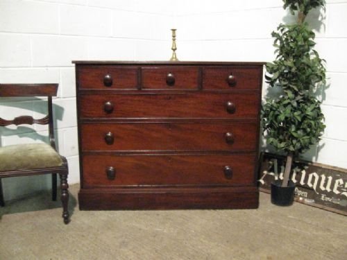 Superb Antique Regency Mahogany Chest of Drawers C1800