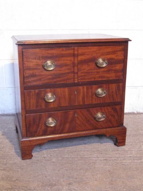 Lovely Antique Georgian Mahogany Small Cabinet C1780