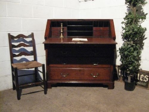 Antique Georgian Oak Bureau C1780