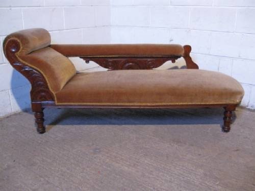 fig 1. SUPERB ANTIQUE VICTORIAN CARVED OAK SALON SUITE, CHAISE LONGUE, LIBRARY CHAIRS C1880
