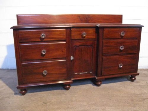 Antique Victorian Mahogany Breakfront Chiffonier C1880