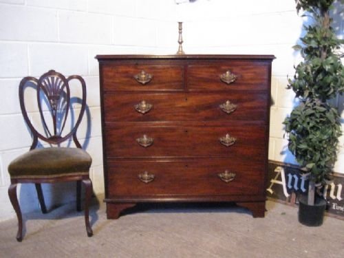 Antique Georgian Mahogany Chest of Drawers C1780
