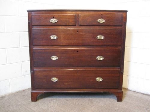 Antique Georgian Country Oak Chest of Drawers C1780