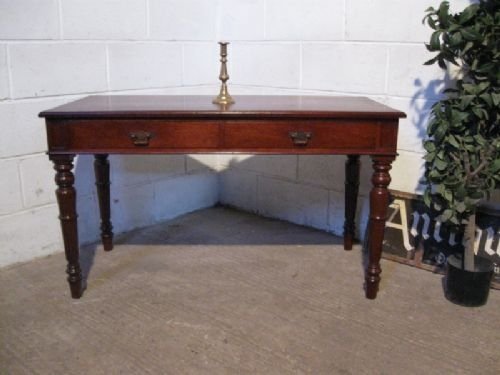 Antique Edwardian Mahogany Side Table Desk C1900