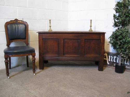 Original Antique Jacobean Country Oak Coffer C1620 - 40