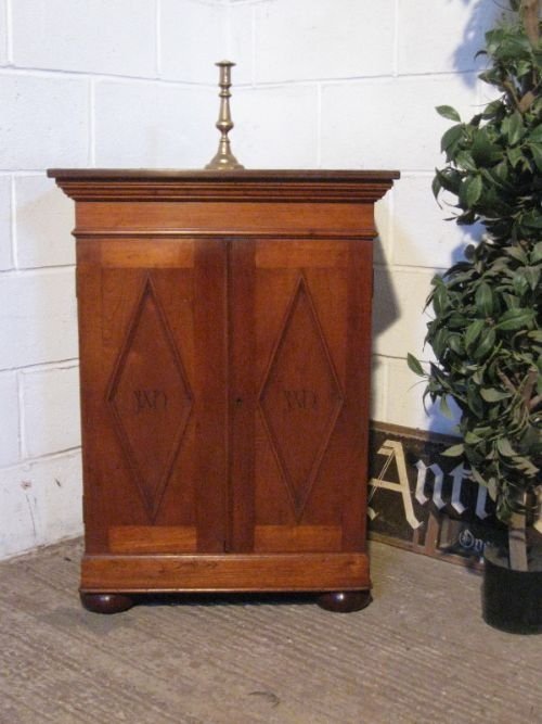 Antique Edwardian Arts & Crafts Walnut Cabinet C1900