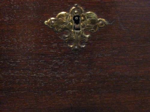 fig 1. ANTIQUE GEORGIAN COUNTRY OAK SMALL CHEST OF DRAWERS C1780