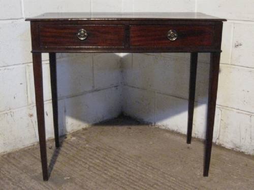fig 1. ANTIQUE GEORGIAN MAHOGANY SIDE TABLE DESK C1780 REFWDB90/4.8