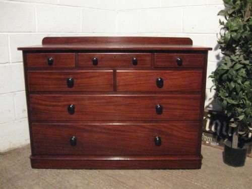 Lovely Antique Victorian Mahigany Chest of Drawers C1880 Refwdb180/4.8