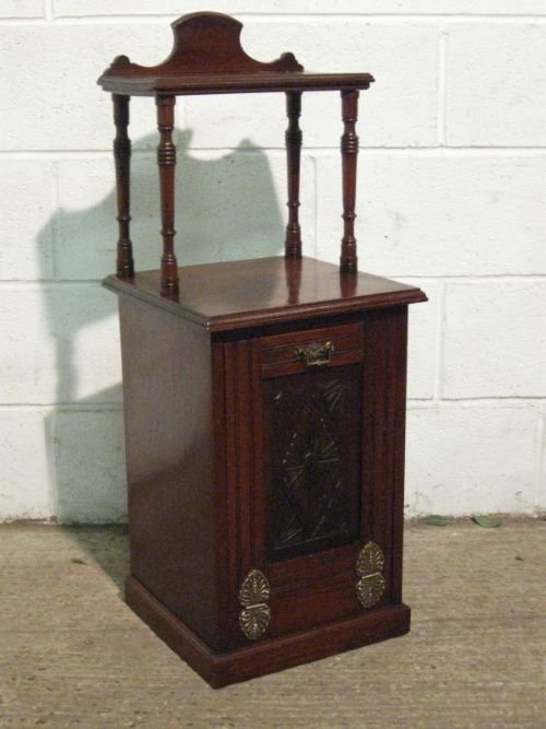 Antique Edwardian Mahogany Perdonium C1900