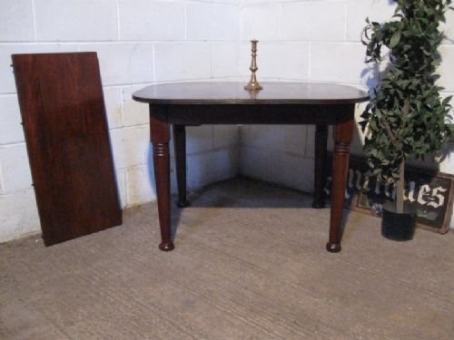 Antique Victorian Mahogany Extending Wind Out Dining Table C1890 Refp70/5.8