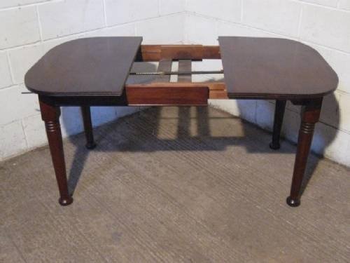 fig 1. ANTIQUE VICTORIAN MAHOGANY EXTENDING WIND OUT DINING TABLE C1890 REFP70/5.8