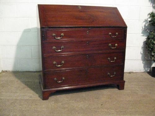 Good Antique Georgian Mahogany Bureau C1780