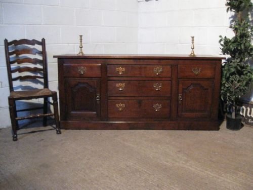 Antique Georgian Oak Sideboard C1780