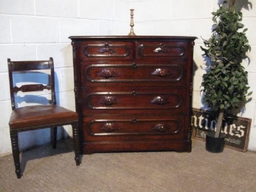 Superb Victorian Mahogany Chest of Drawers C1880
