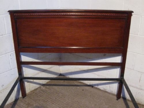 fig 1. ANTIQUE EDWARDIAN MAHOGANY DOUBLE BEDSTEAD C1900