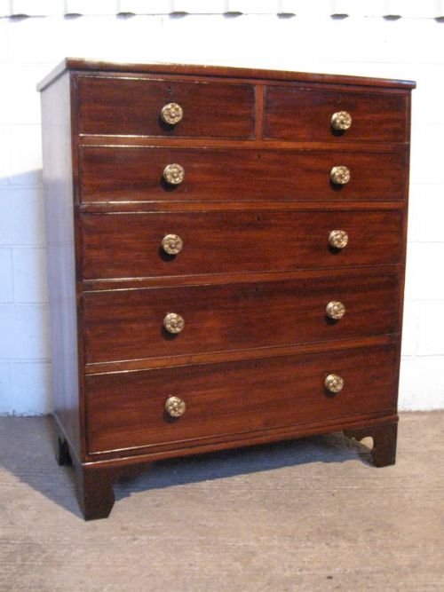 Antique Regency Mahogany Chest of Drawers C1800
