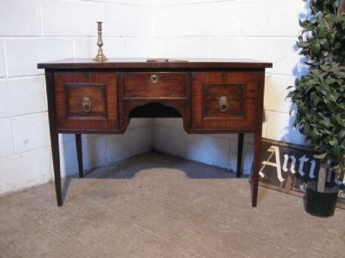 Antique Regency Mahogany Lowboy Desk C1800