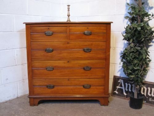 Antique Edwardian Satinwood Chest of Drawers C1900