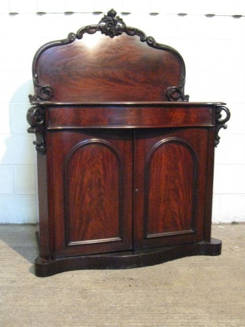Antique Victorian Mahogany Chiffonier Sideboard C1880