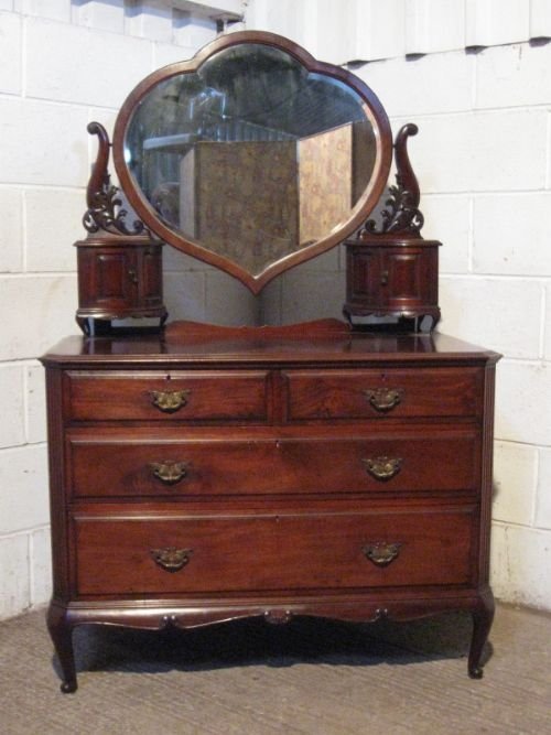 Gorgeous Antique Edwardian Mahogany Dressing Chest C1900