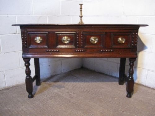 Antique James 11 Original Oak Sideboard C1680