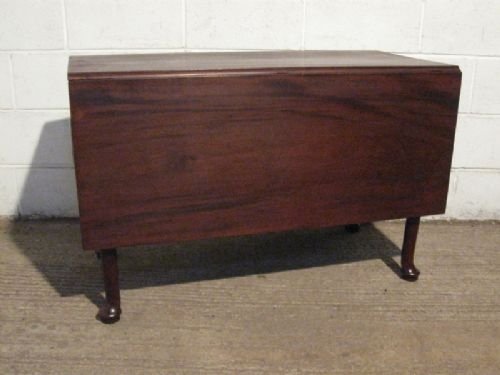 Georgian Cuban Mahogany Drop Leaf Dining Table C1780