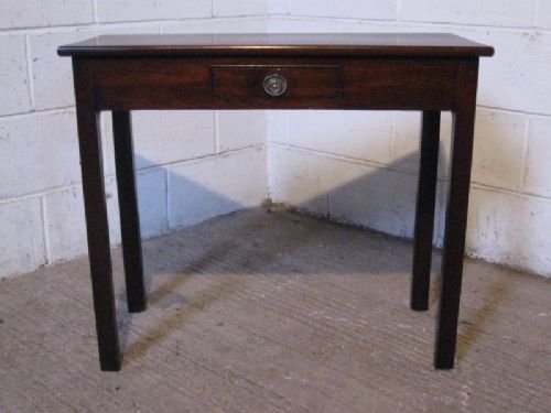 Antique Georgian Mahogany Side Table Desk C1780