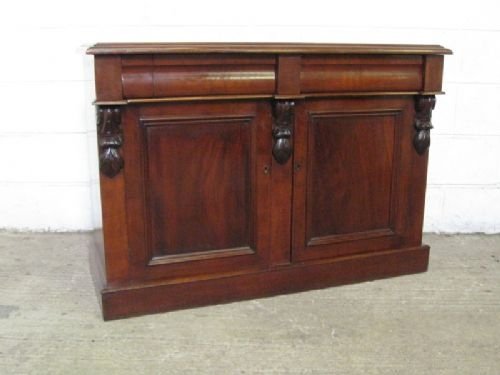 Antique Victorian Mahogany Chiffonier Sideboard C1880
