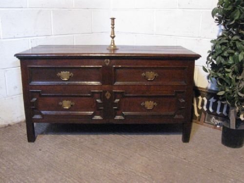 Superb Early Georgian Oak Coffer C1740