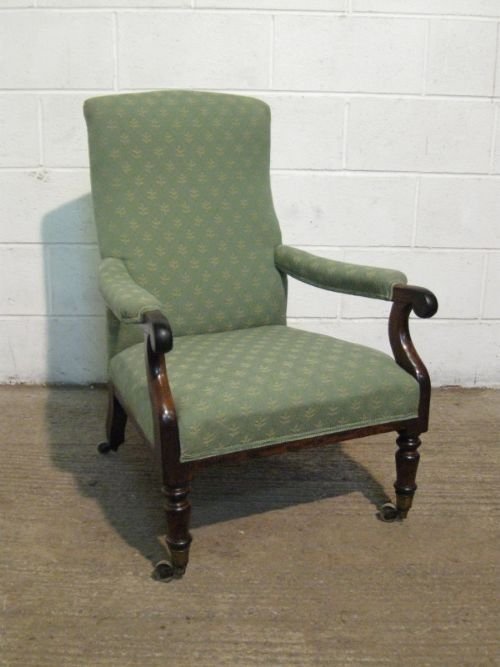 Beautiful William 1v Rosewood Library Chair
