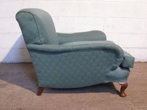 Antique Edwardian Howard Salon Arm Chair C1890