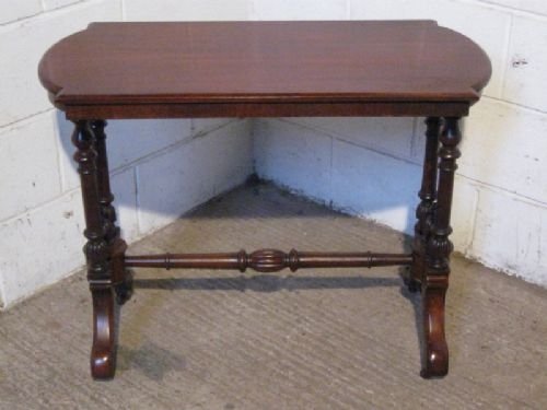 Antique Victorian Mahogany Sofa Side Table C1880
