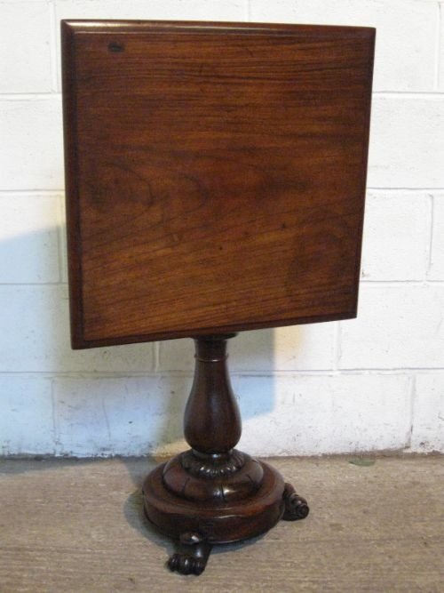 Antique William 1v Mahogany Tilt Top Table C1820
