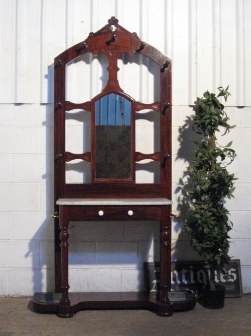 Victorian Mahogany Large Hallstand C1860