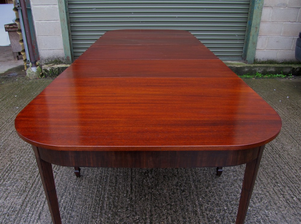 Antique Edwardian Mahogany Extending Dining Table Seats 14-16 c1900