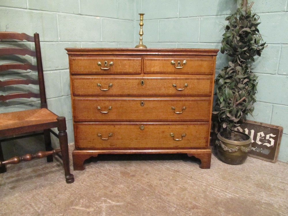 Antique Georgian Oak Chest of Drawers c1780