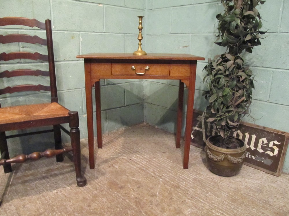 Antique Arts & Crafts oak side table C1890
