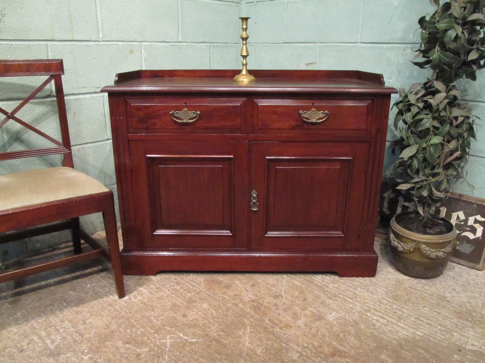 Antique Victorian Mahogany Cupboard c1880