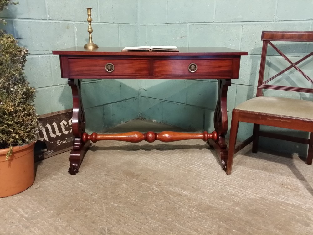 Antique Victorian Mahogany Side Table c1880