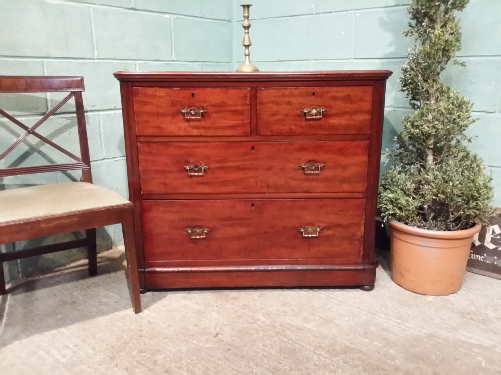 Antique Victorian Mahogany Chest of Drawers c1880