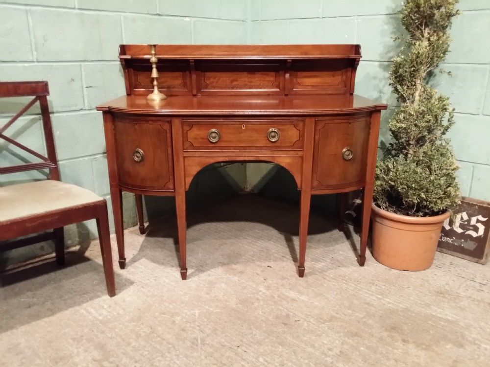 Antique Edwardian Regency Style Mahogany Sideboard c1900