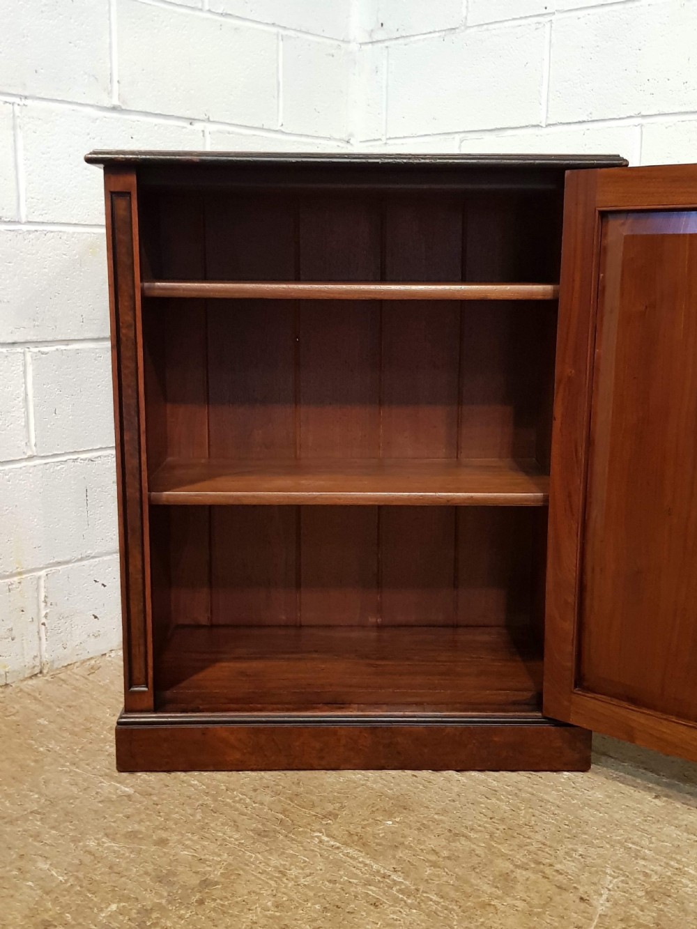 ANTIQUE VICTORIAN BURR WALNUT  SIDE CABINET C1860 View II